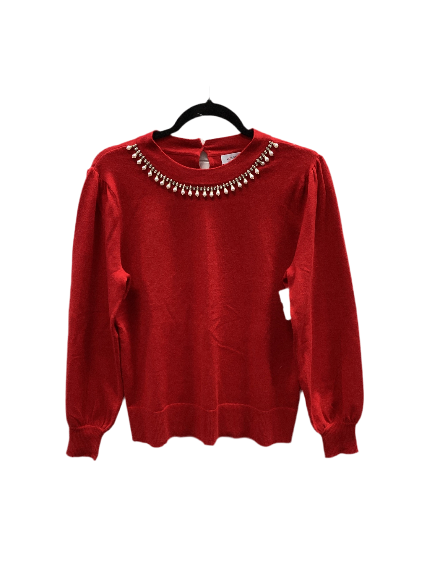 Top Ls By Liz Claiborne In Red, Size:M