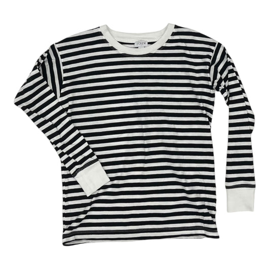 Top Ls By J. Crew In Black & White, Size:Xxs