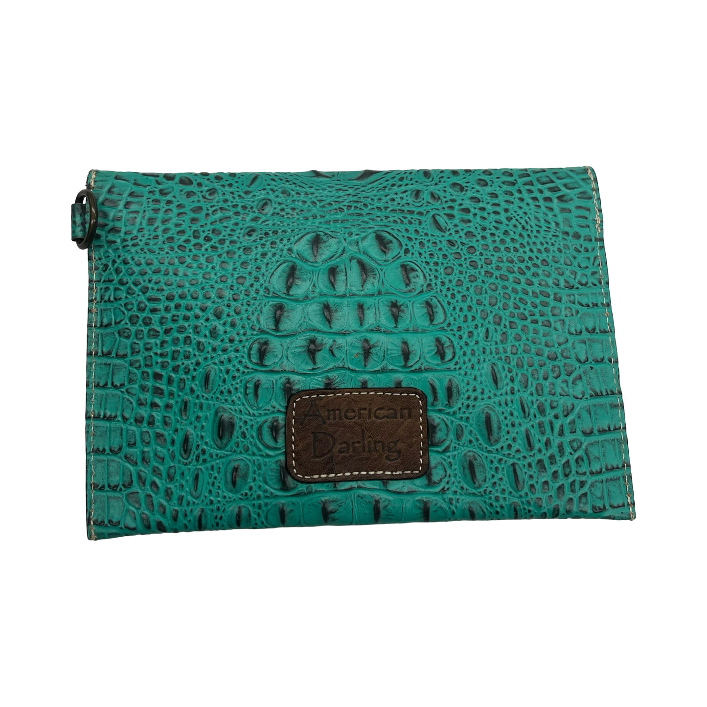 Wristlet By Clothes Mentor In Teal, Size:Medium