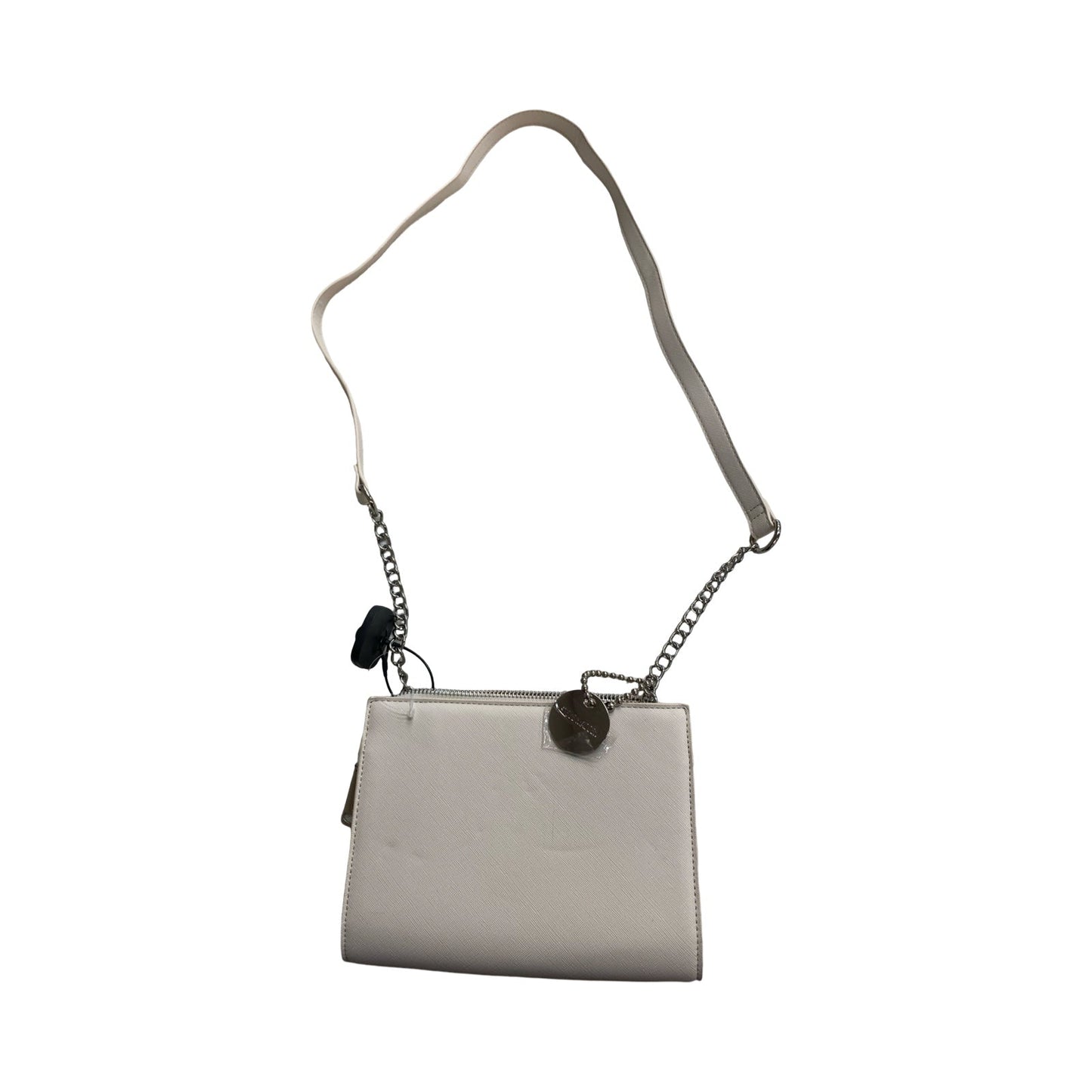 Handbag By Steve Madden In White, Size:Small
