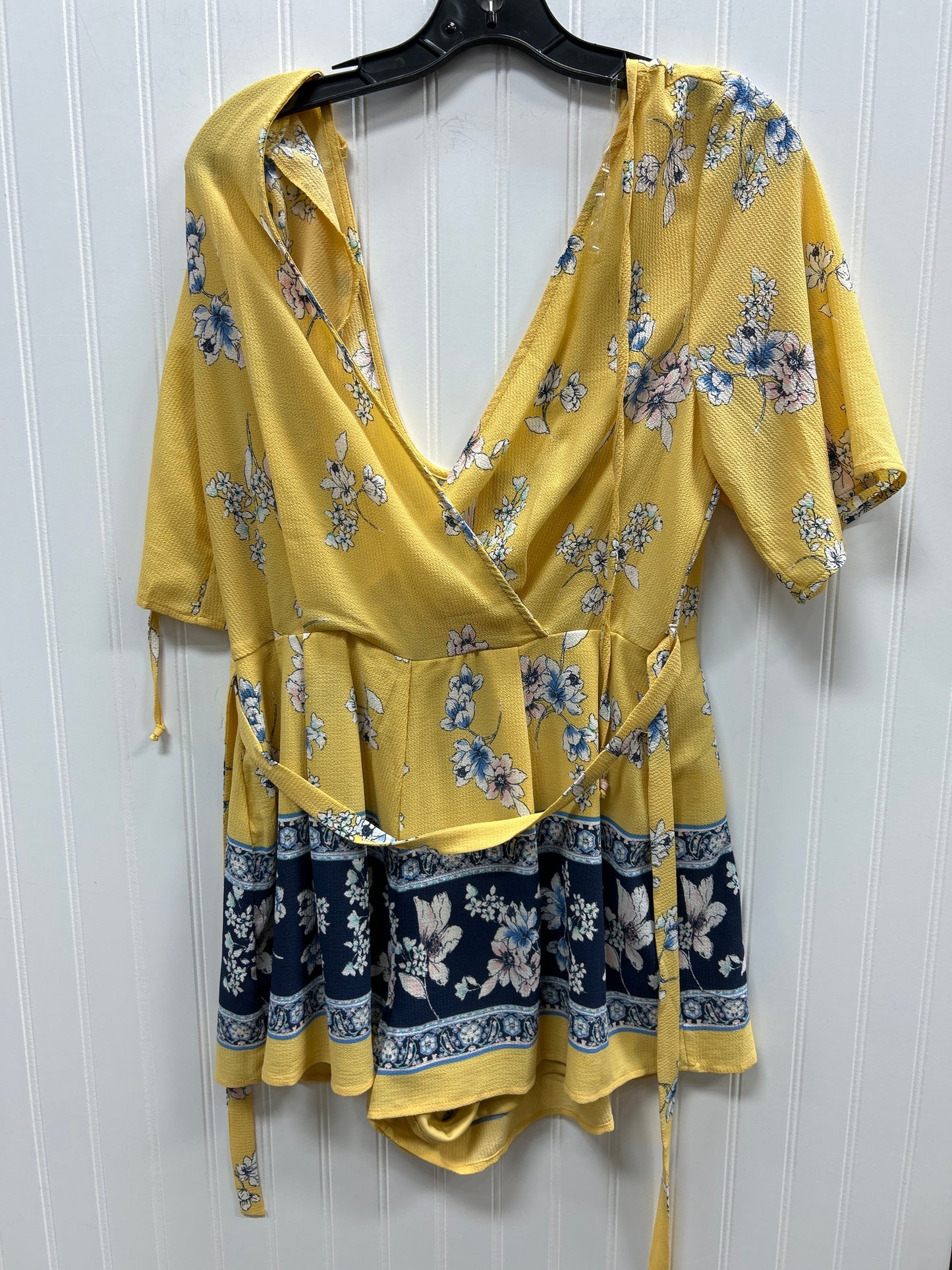 Jumpsuit By Trixxi In Floral Print, Size:L