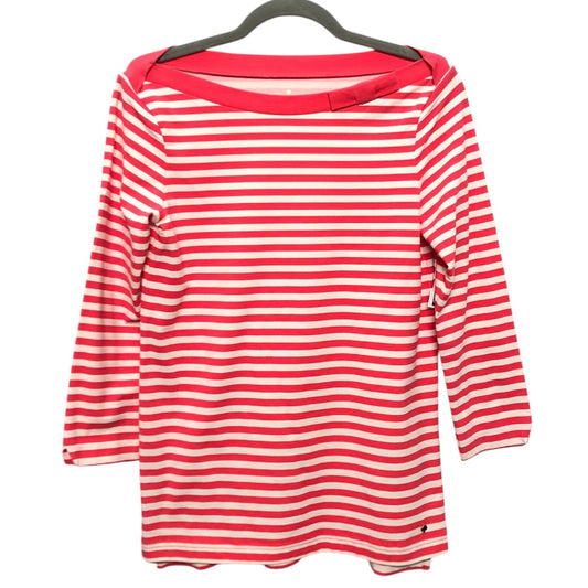 Top Ls Designer By Kate Spade In Red & White, Size:S