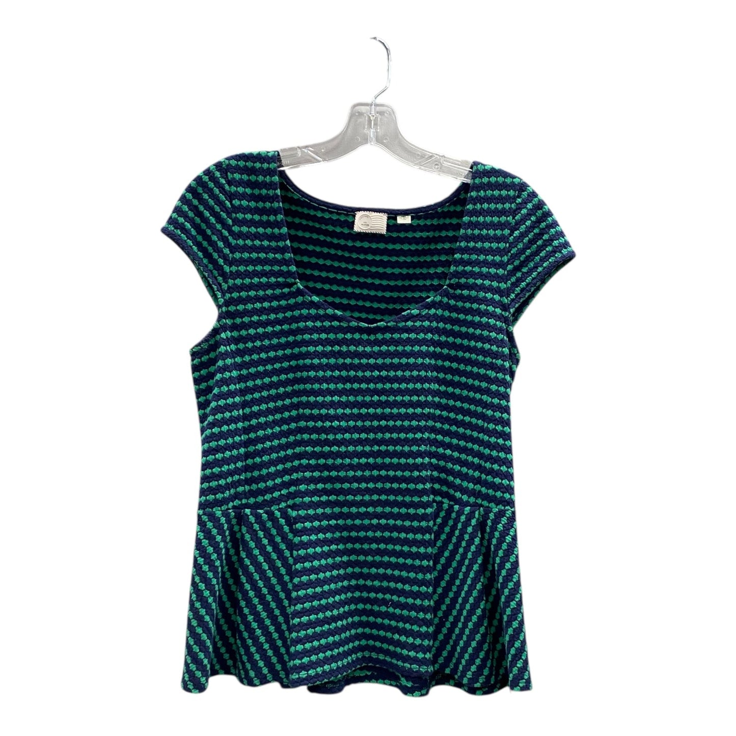 Top Ss By Postmark In Blue & Green, Size:M