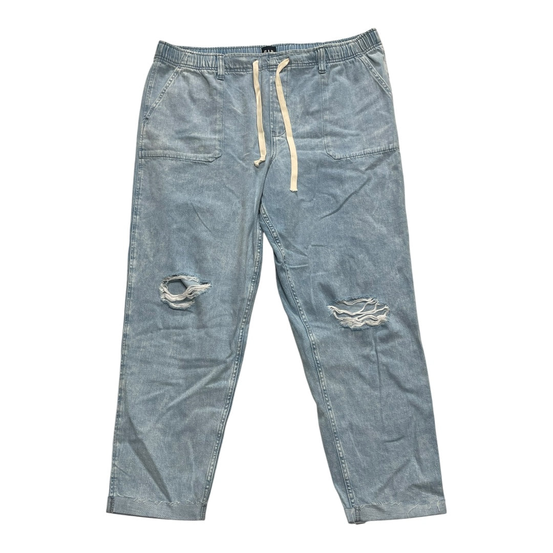 Jeans Wide Leg By Gap In Blue Denim, Size:Xxl
