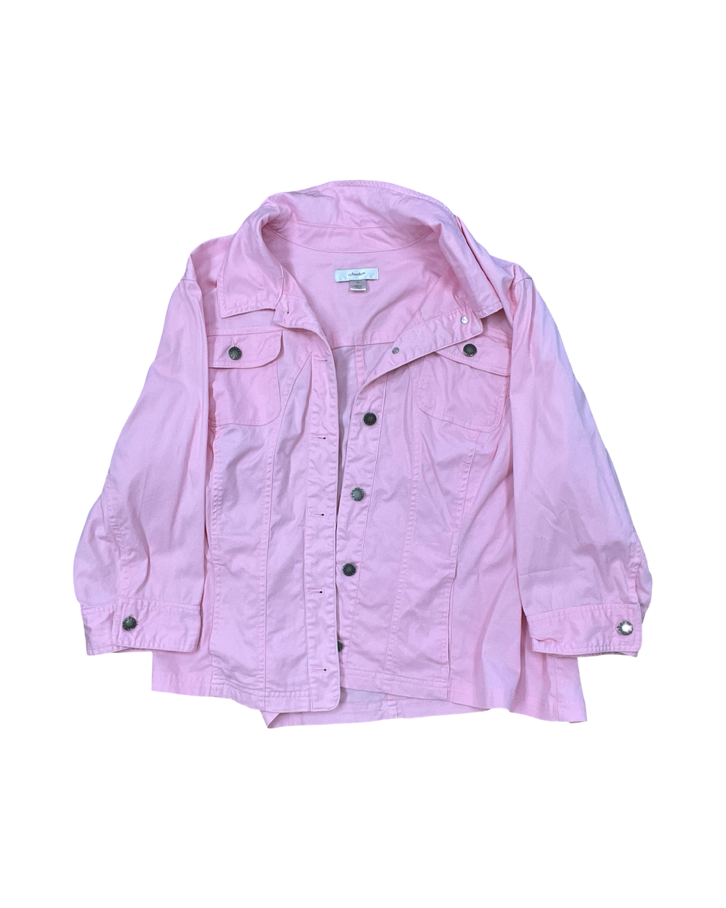 Jacket Other By Cj Banks In Pink, Size:2X