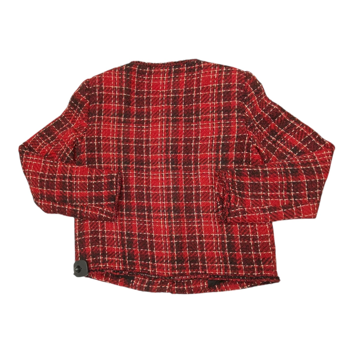 Blazer By Adrianna Papell In Black & Red, Size:S
