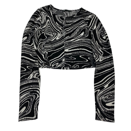Top Ls By Zara In Black & White, Size:S