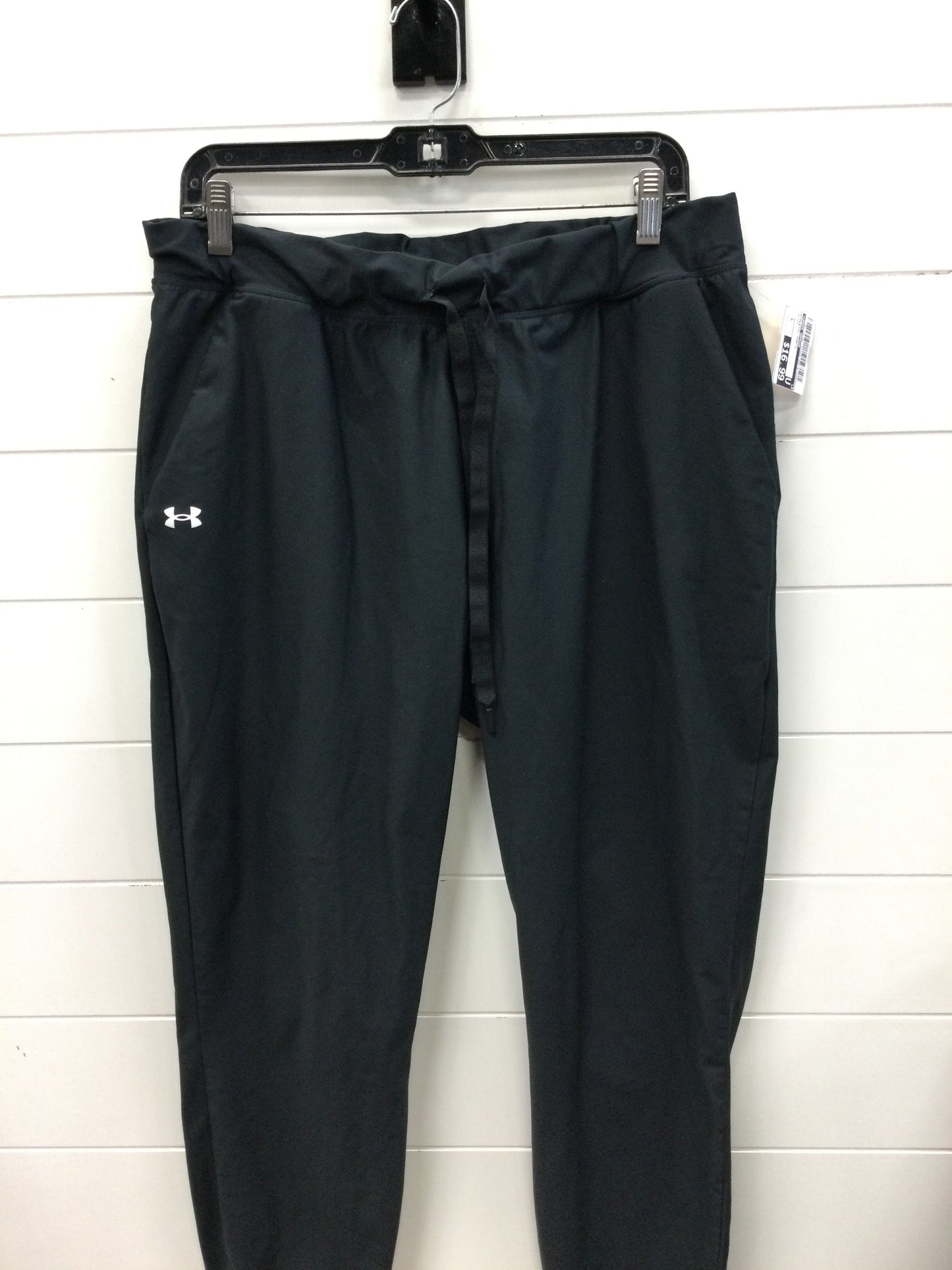 Athletic Pants By Under Armour In Black, Size:L