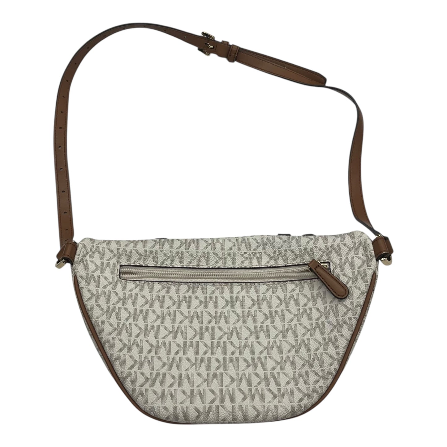 Belt Bag Designer By Michael Kors In Cream & Tan, Size:Medium