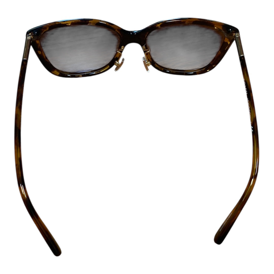 Sunglasses Designer By Coach In Tortoise Shell Print