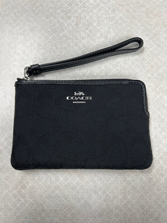 Wristlet Designer By Coach In Black, Size:Small