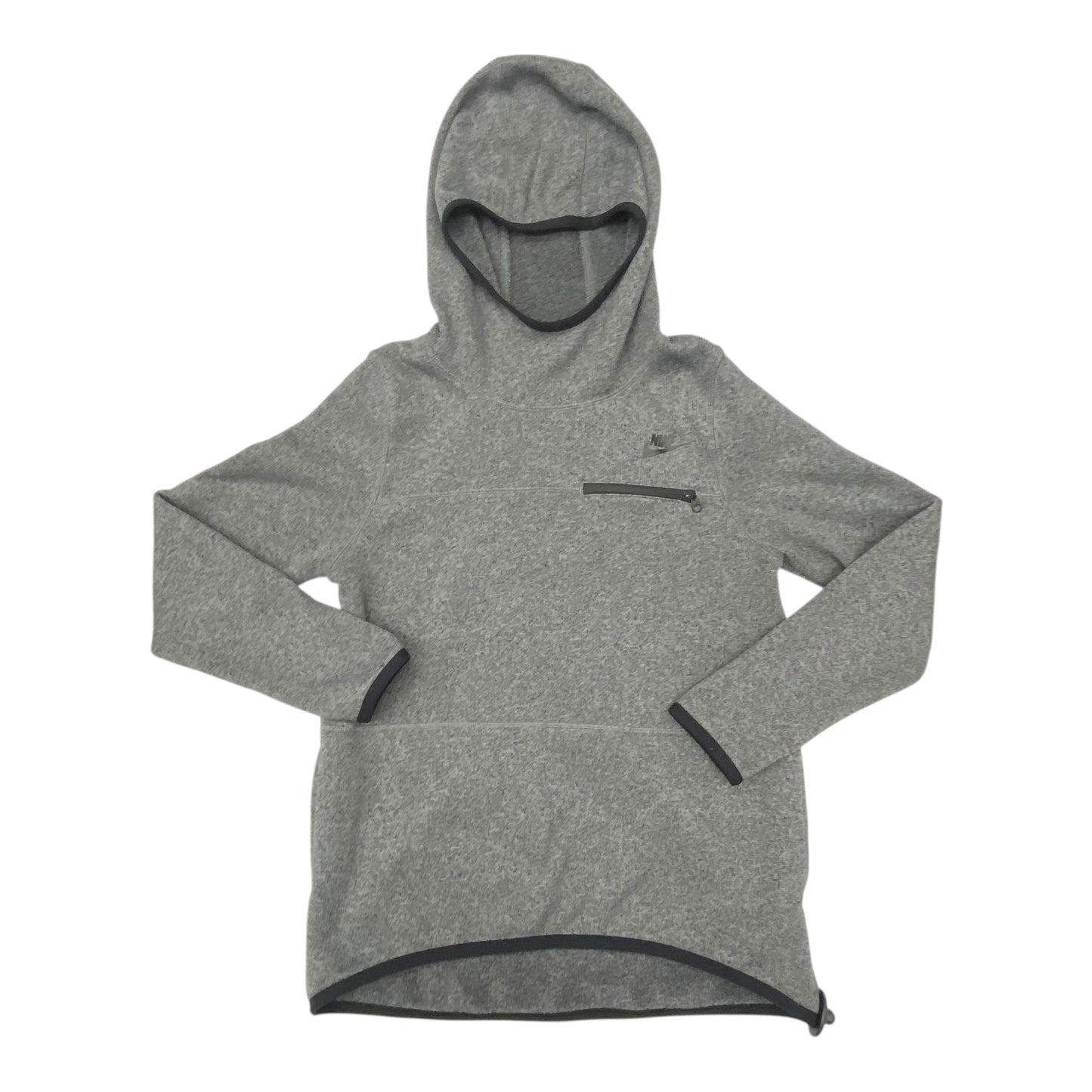 Sweatshirt Hoodie By Nike In Grey, Size:M