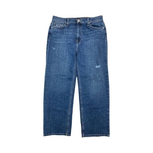 Jeans Wide Leg By Hudson In Blue Denim, Size:12