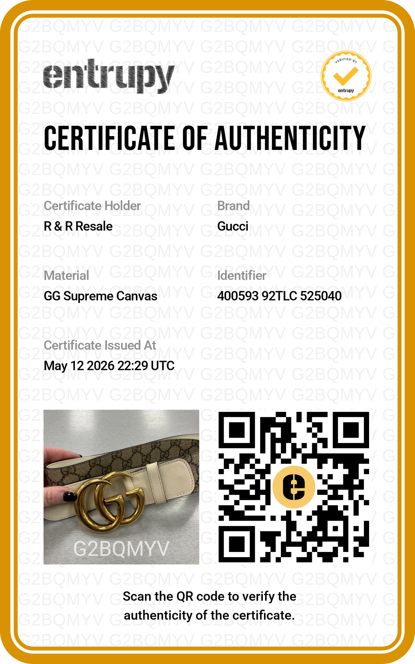 Belt Luxury Designer By Gucci