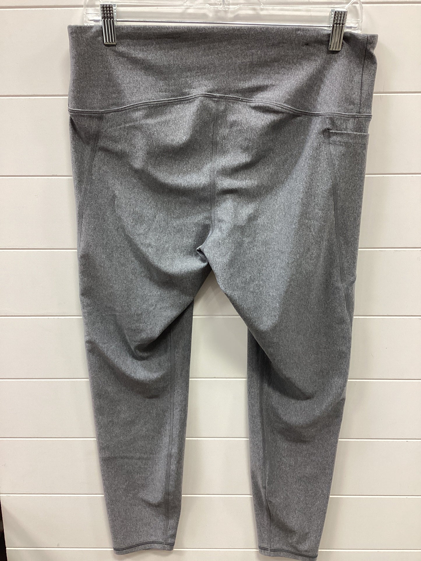 Athletic Leggings By Under Armour In Grey, Size:Xlp