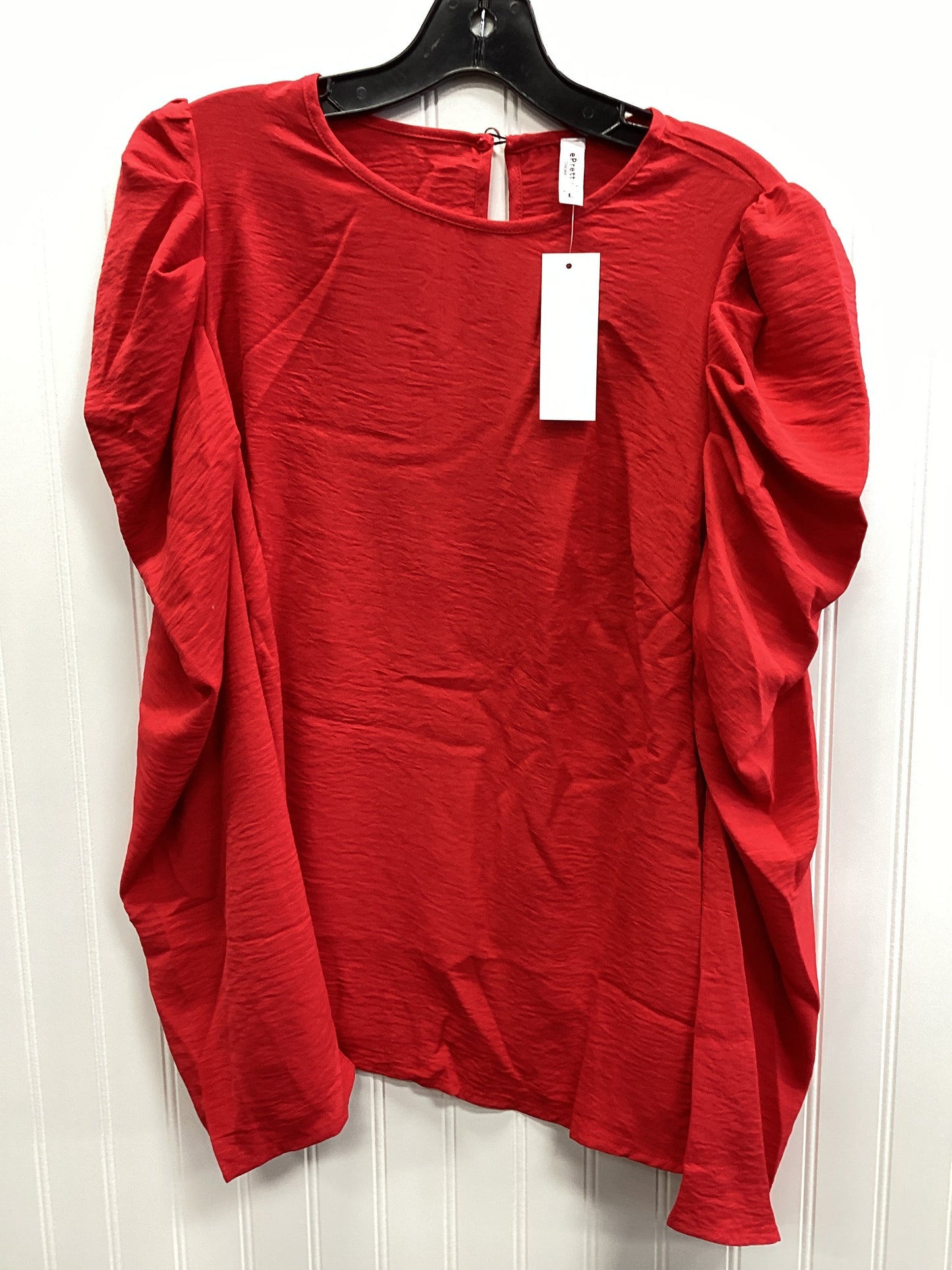 Top Ls By Clothes Mentor In Red, Size:M
