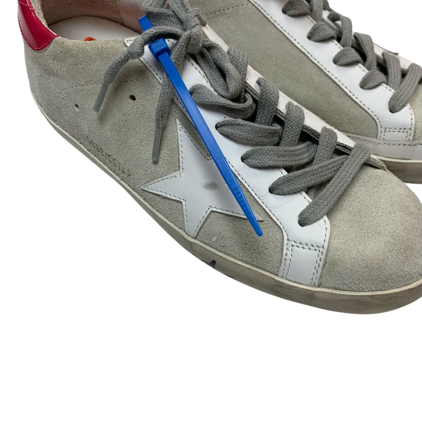 Shoes Luxury Designer By Golden Goose In Grey, Size: 8