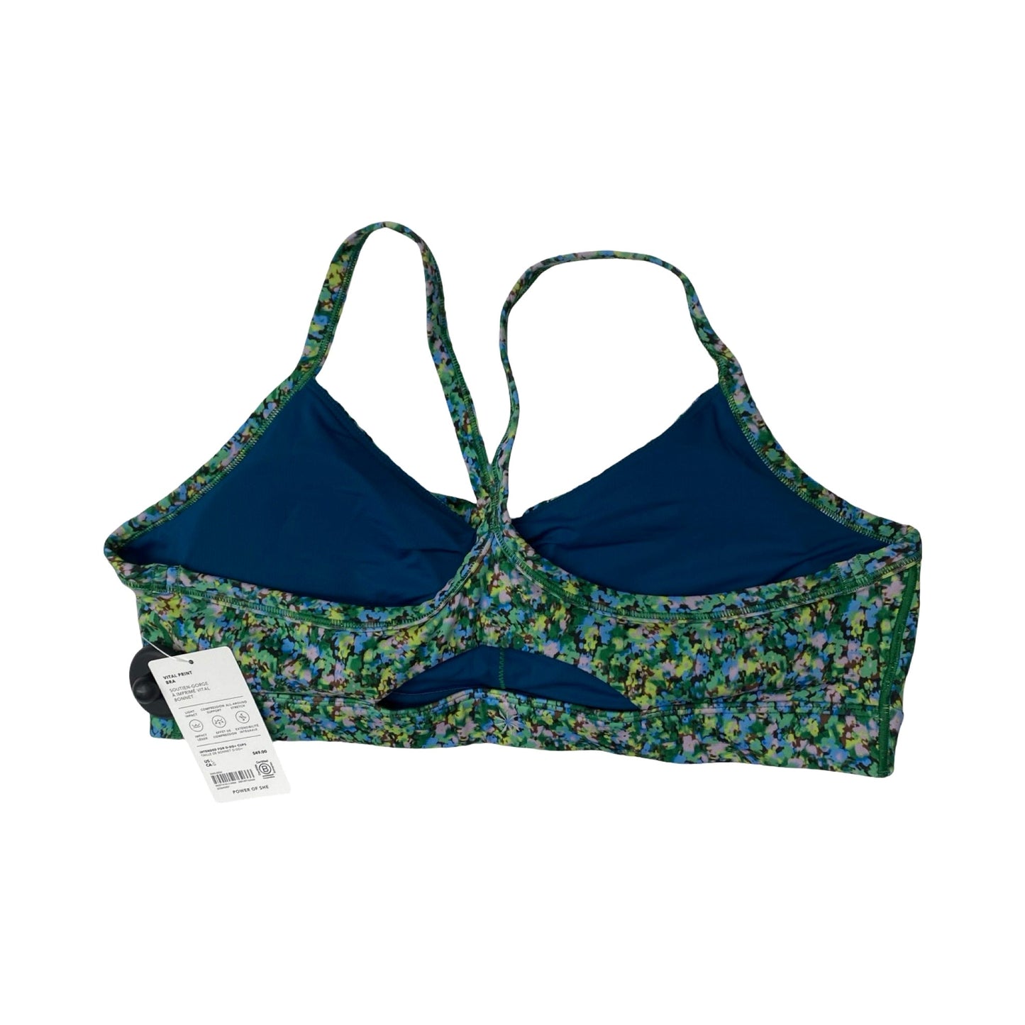 Athletic Bra By Athleta In Multi, Size:L