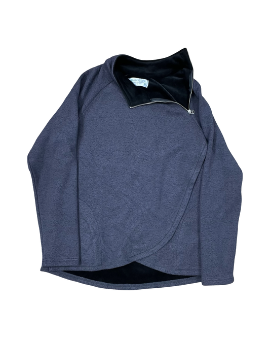 Jacket Fleece By Aventura In Grey, Size:S