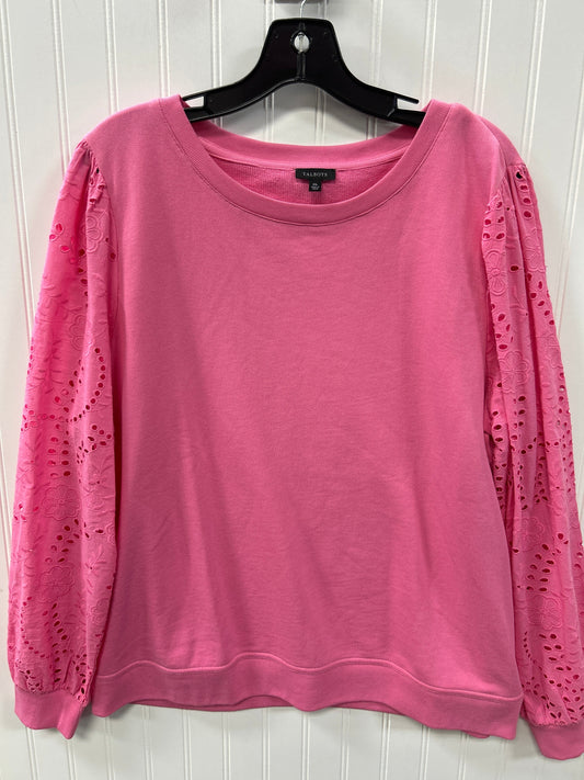 Top Ls By Talbots In Pink, Size:Xl