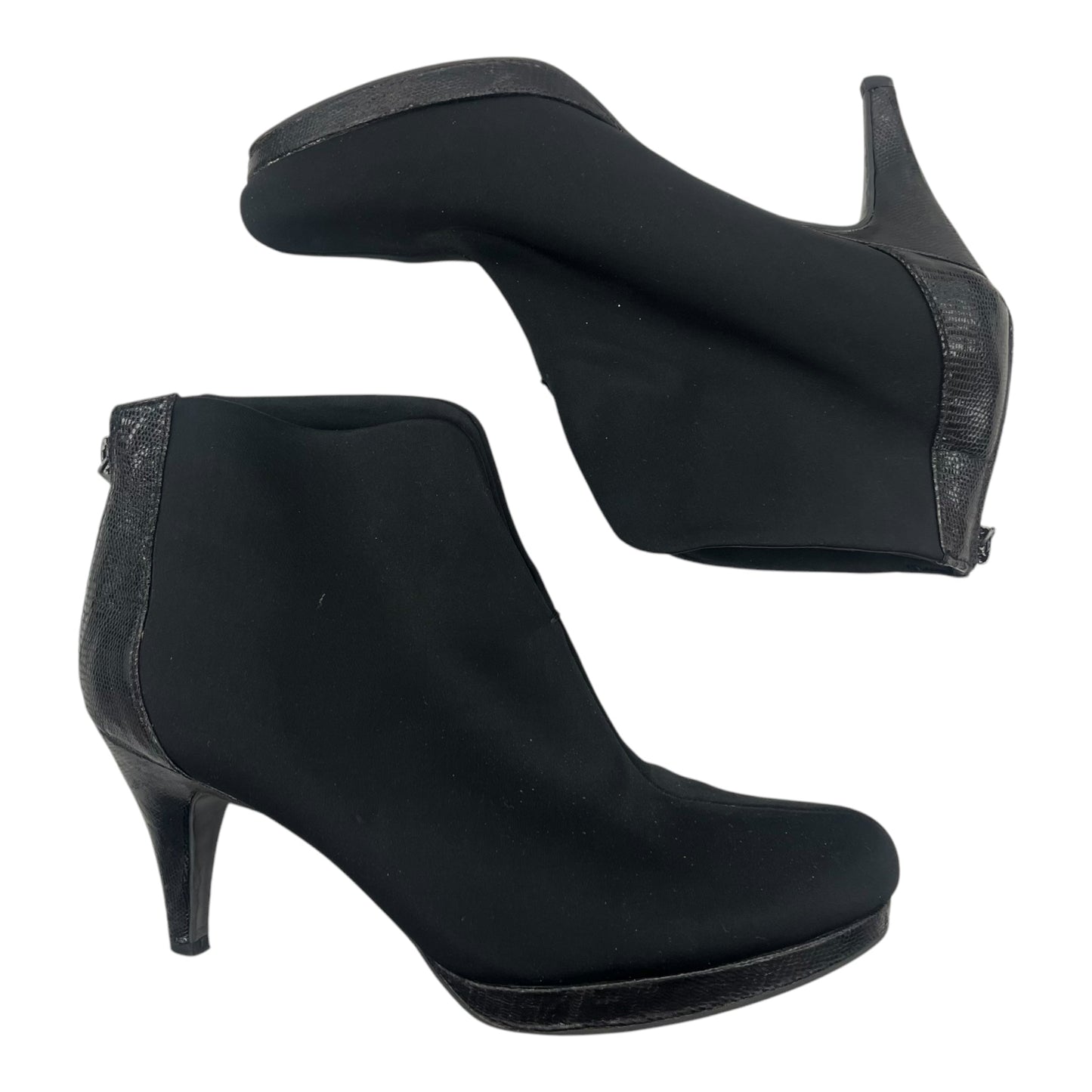 Boots Ankle Heels By Bandolino In Black, Size:8.5