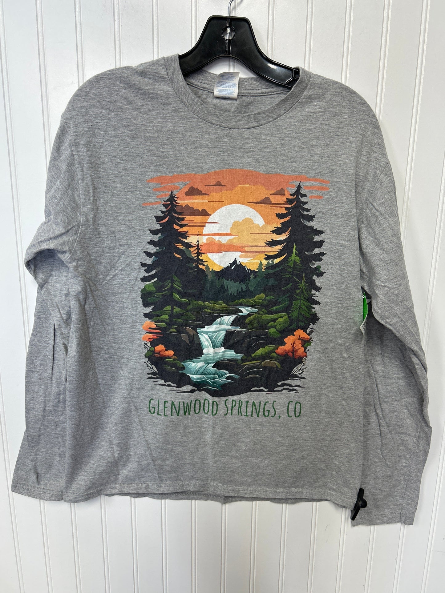 Top Ls By Port & Company In Grey, Size:M