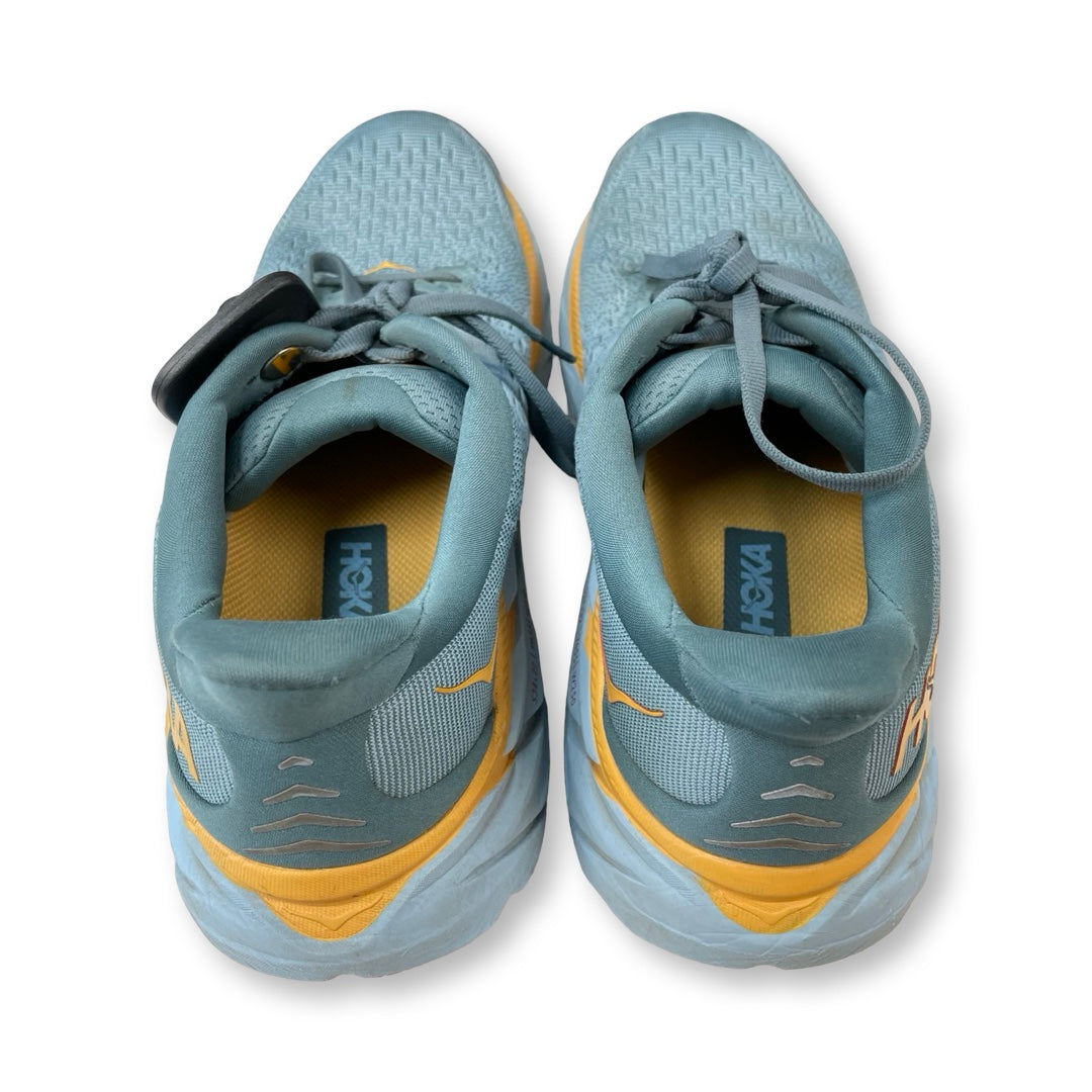 Shoes Athletic By Hoka In Blue & Yellow, Size:9.5