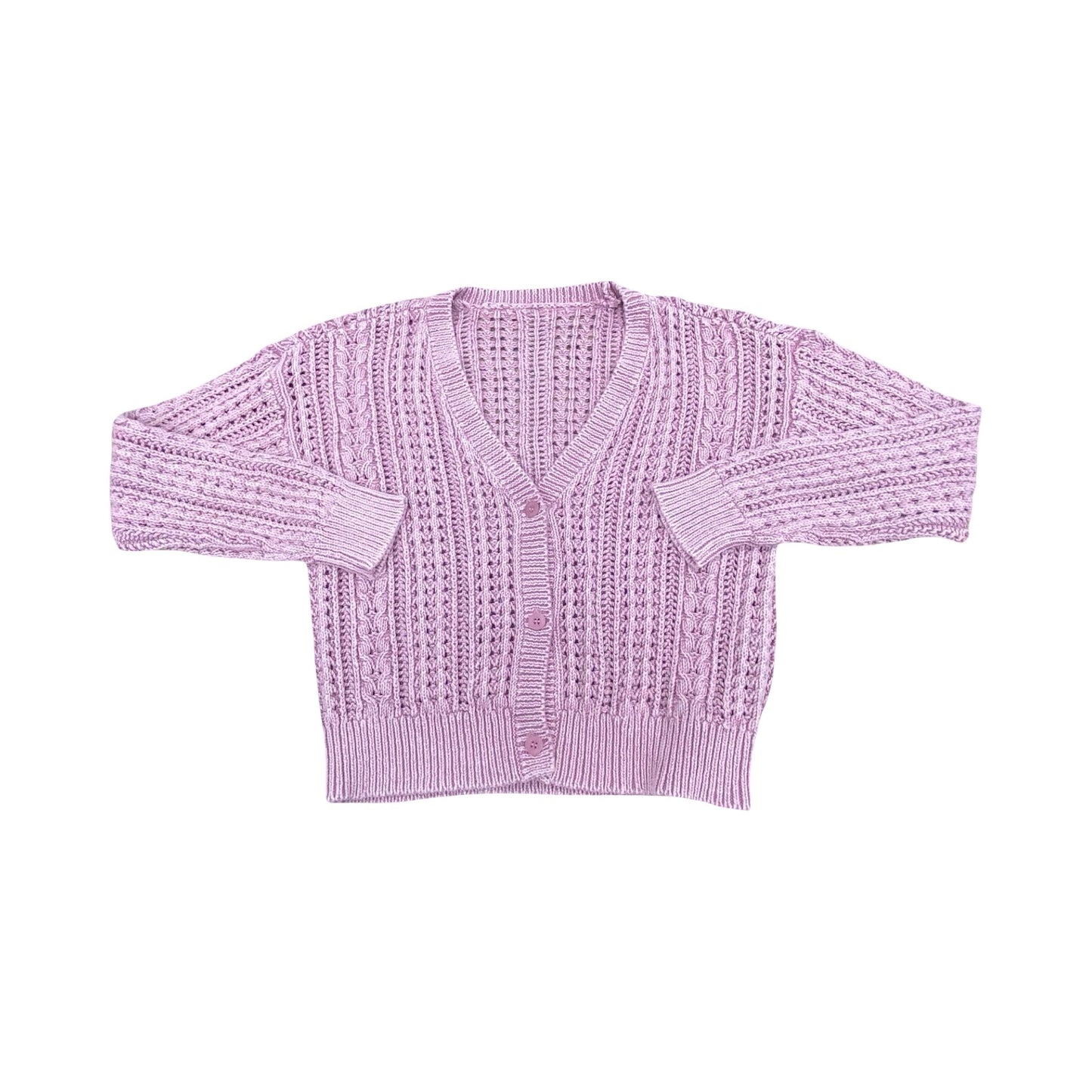 Sweater Cardigan By Sundance In Mauve, Size:S