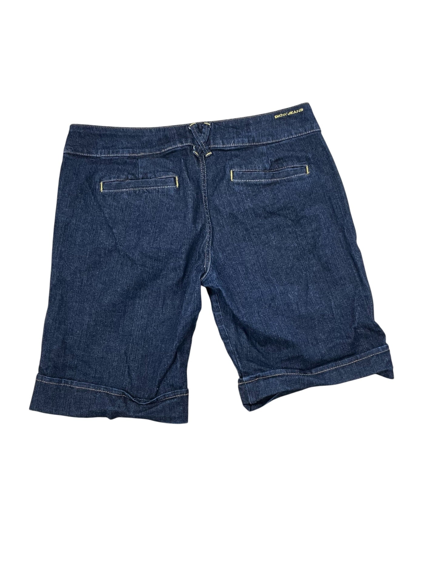 Shorts By Dkny In Blue Denim, Size:16