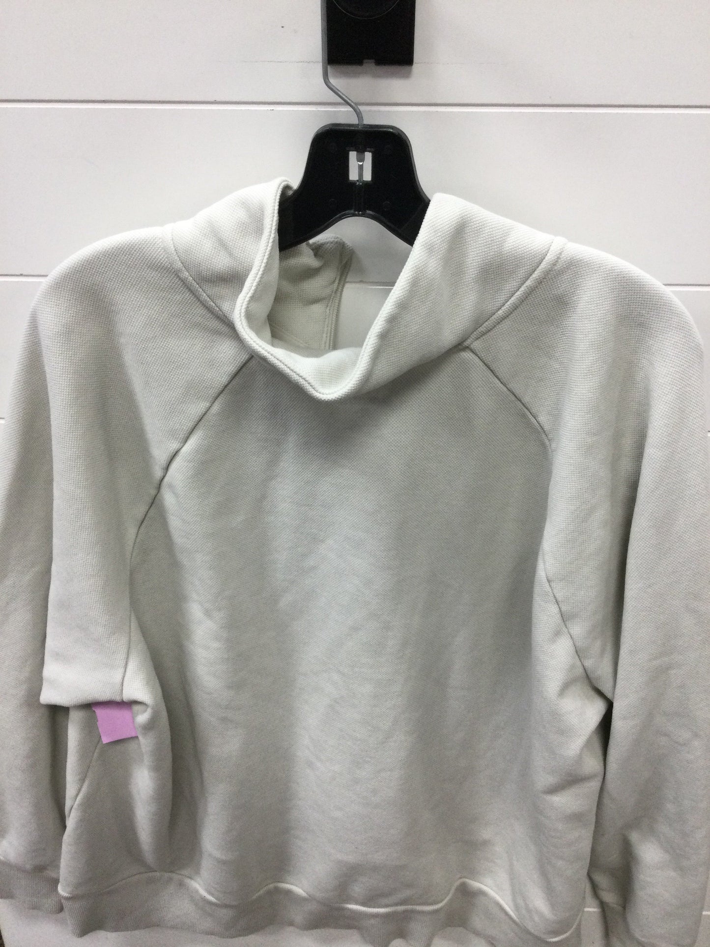 Athletic Top Ls Collar By Under Armour In Cream, Size:2X