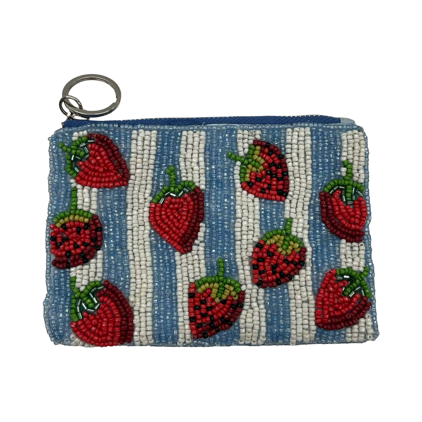 Coin Purse By Clothes Mentor In Blue & Red, Size:Small