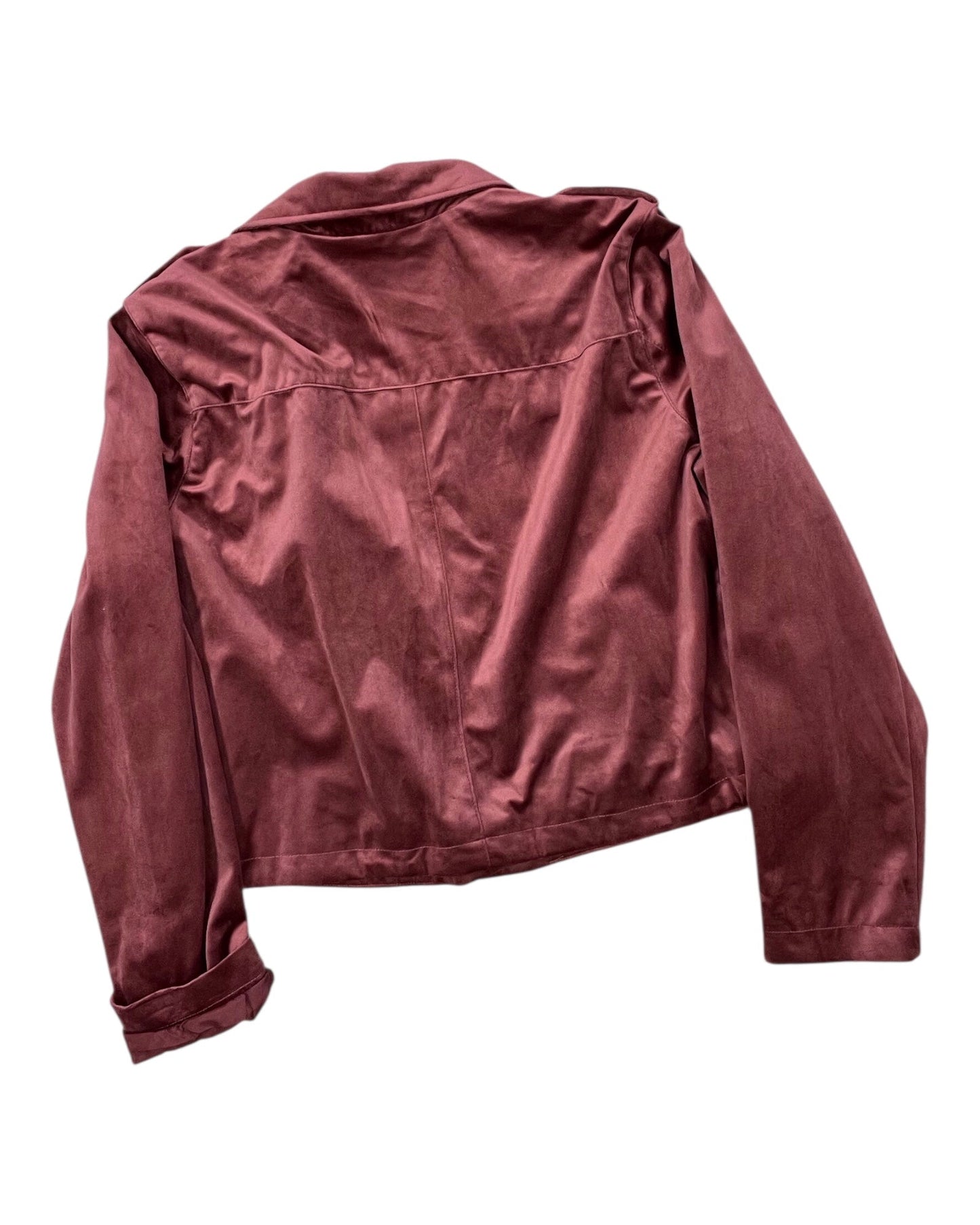 Jacket Moto By Lc Lauren Conrad In Brown, Size:Xl