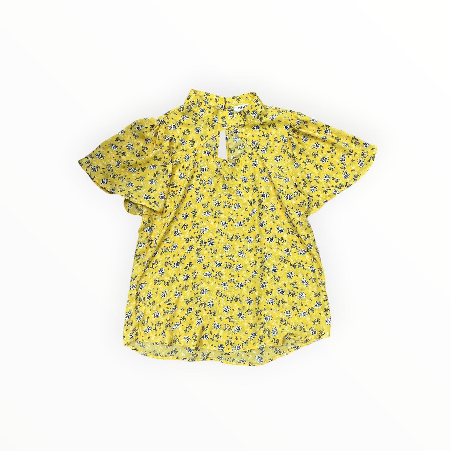 Top Ss By Clothes Mentor In Yellow, Size:L