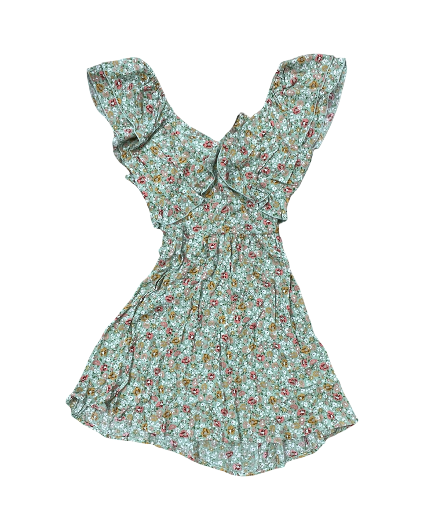 Dress Party Short By Francesca’S In Green, Size:S