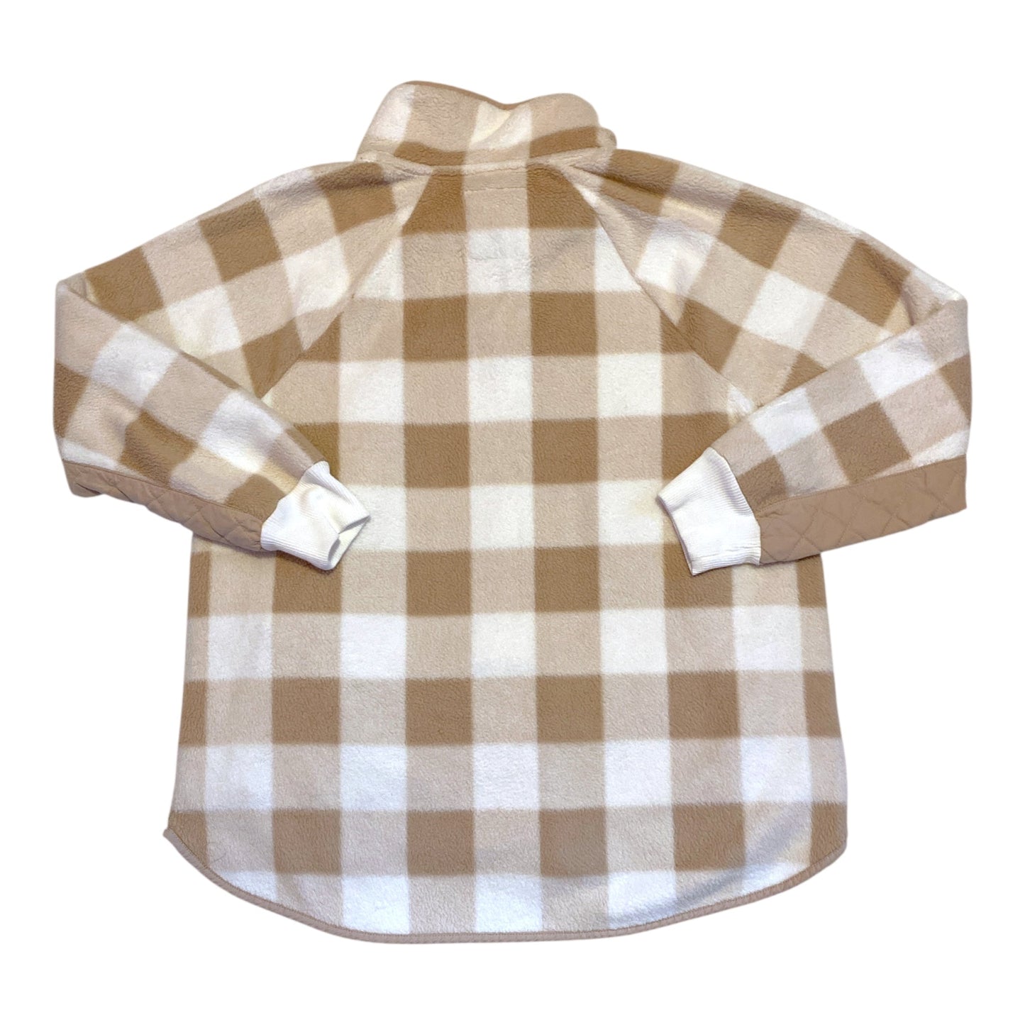 Jacket Fleece By Abercrombie And Fitch In Checkered Pattern, Size:Xl