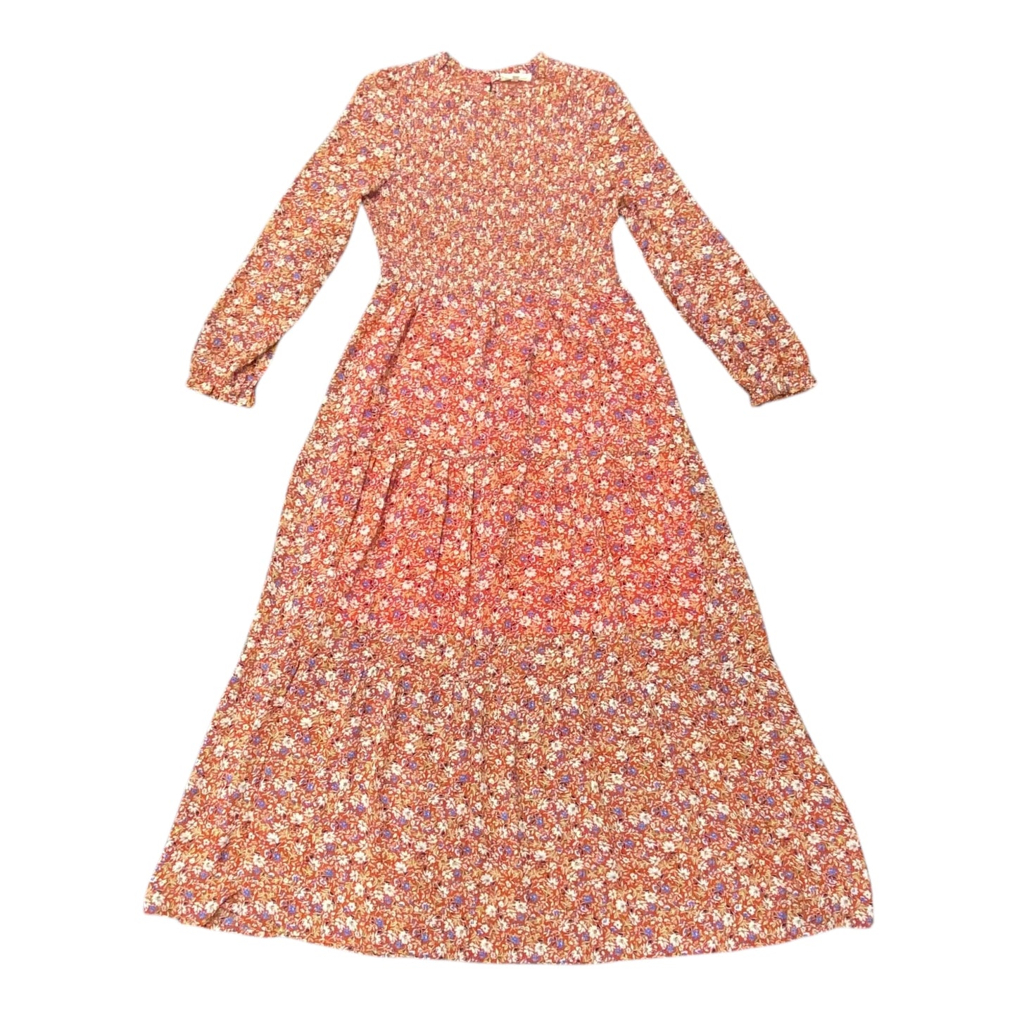 Dress Casual Maxi By Melloday In Blue & Orange, Size:L