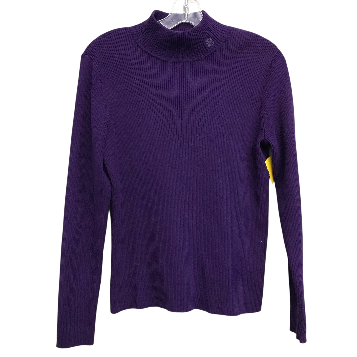 Sweater By Lauren By Ralph Lauren In Purple, Size:L