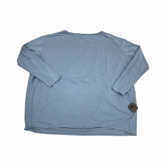 Athletic Top Ls Crewneck By Lululemon In Blue, Size:L