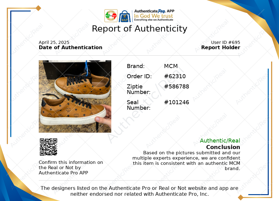 Shoes Luxury Designer By Mcm In Brown, Size: 5.5