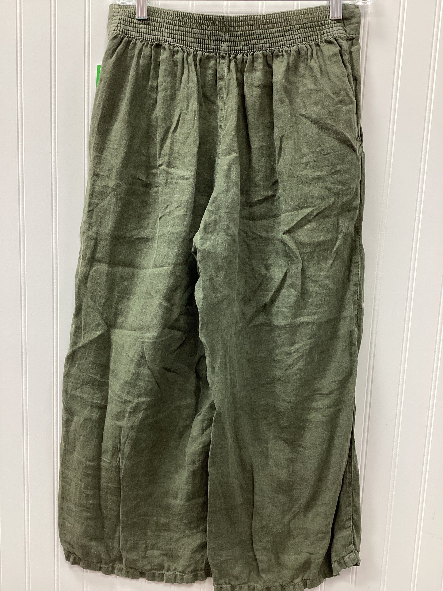 Pants Linen By Tahari In Green, Size:S