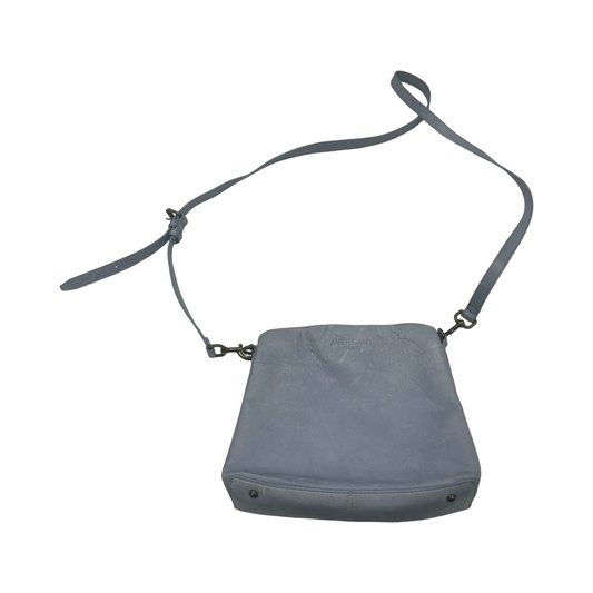 Crossbody Leather By Clothes Mentor In Blue, Size:Small
