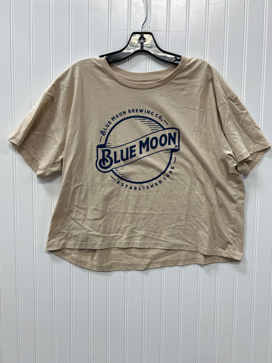 Top Ss By Clothes Mentor In Cream, Size:Xl