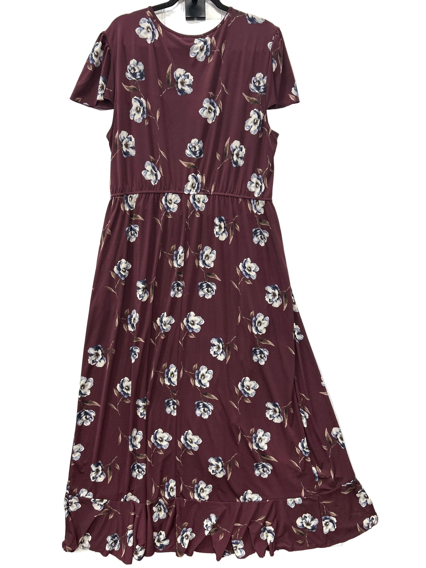 Dress Casual Maxi By Maurices In Purple, Size:2X
