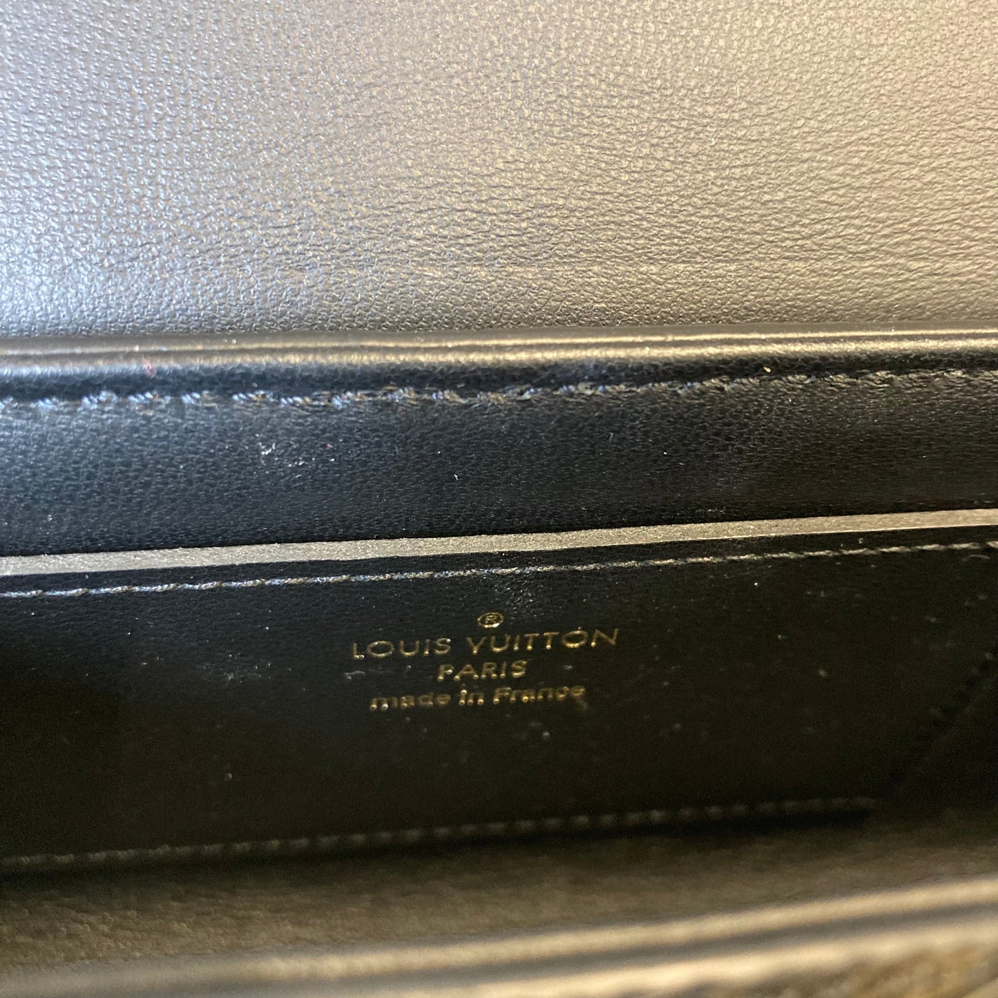 Handbag Luxury Designer By Louis Vuitton In Black, Size:Small