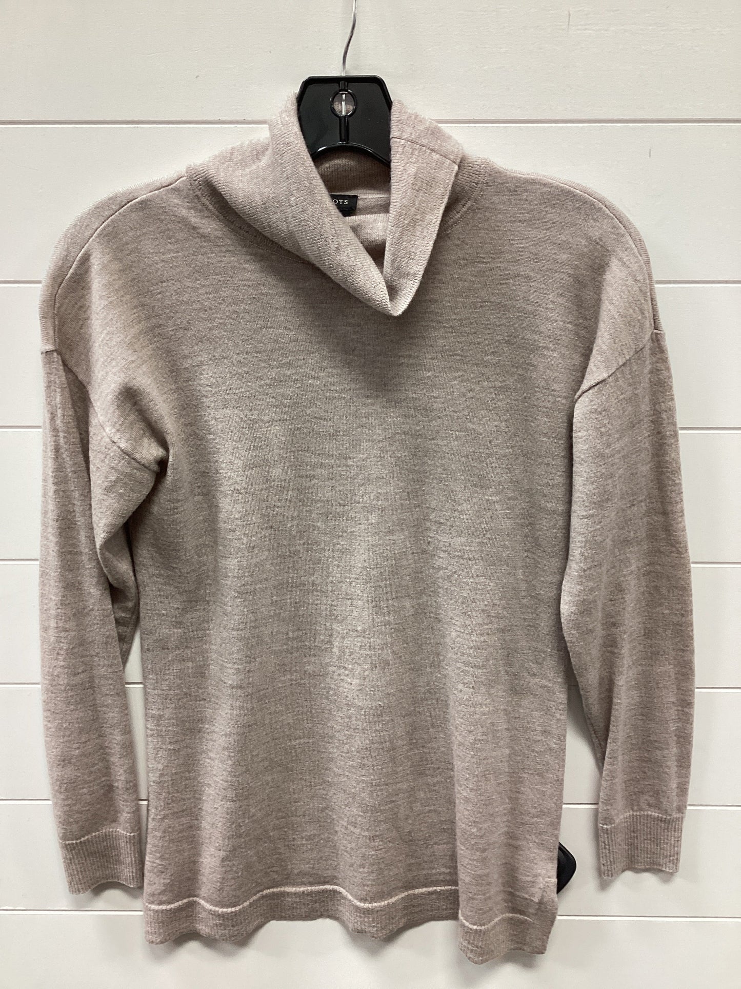 Top Ls By Talbots In Taupe, Size:M