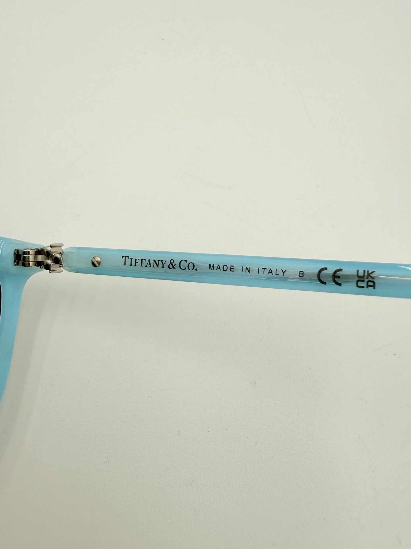 Sunglasses Luxury Designer By Tiffany And Company In Blue, Size: