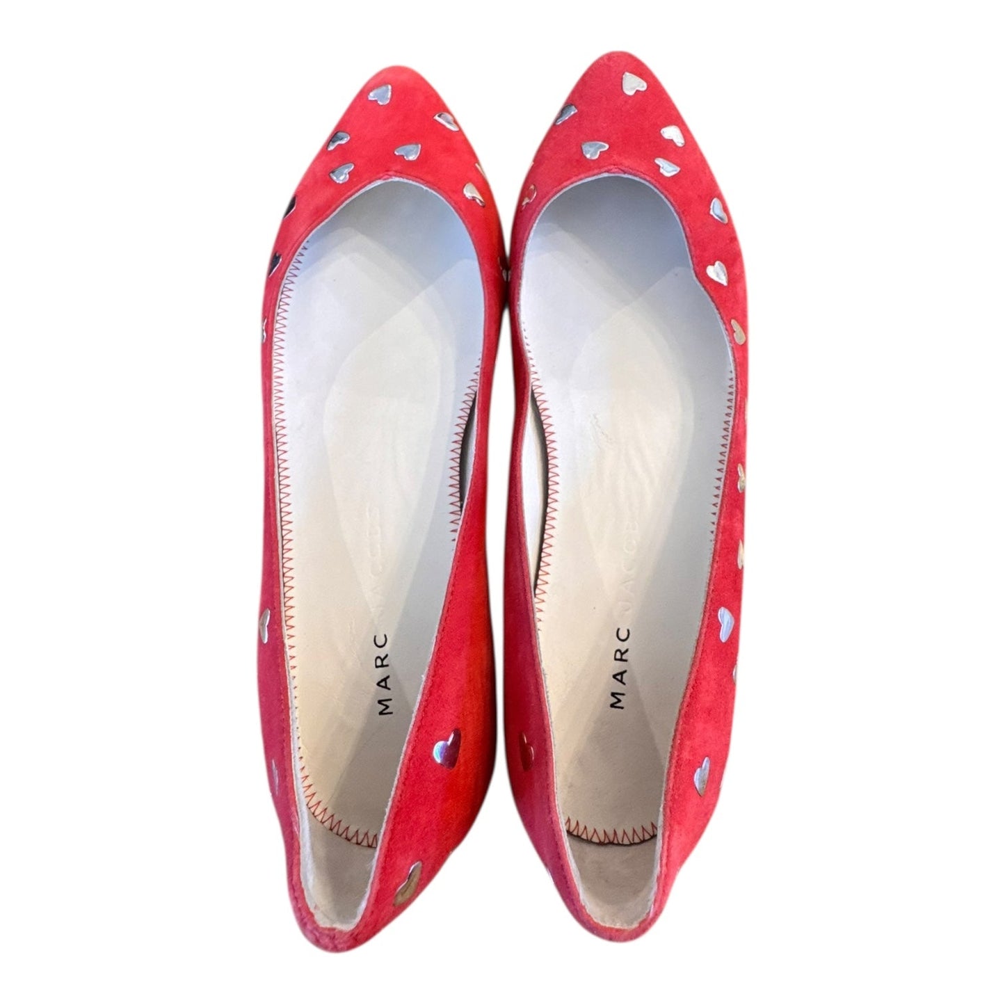 Shoes Designer By Marc Jacobs In Red, Size:7