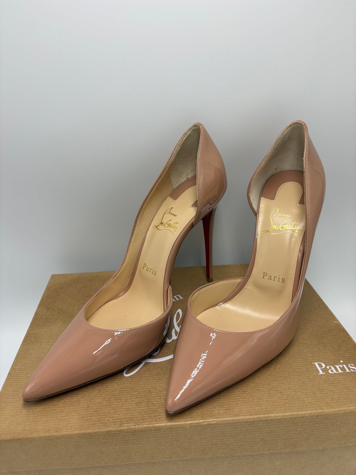 Christian Louboutin Iriza 100 Patent Luxury Heels, Size: 9 / 39