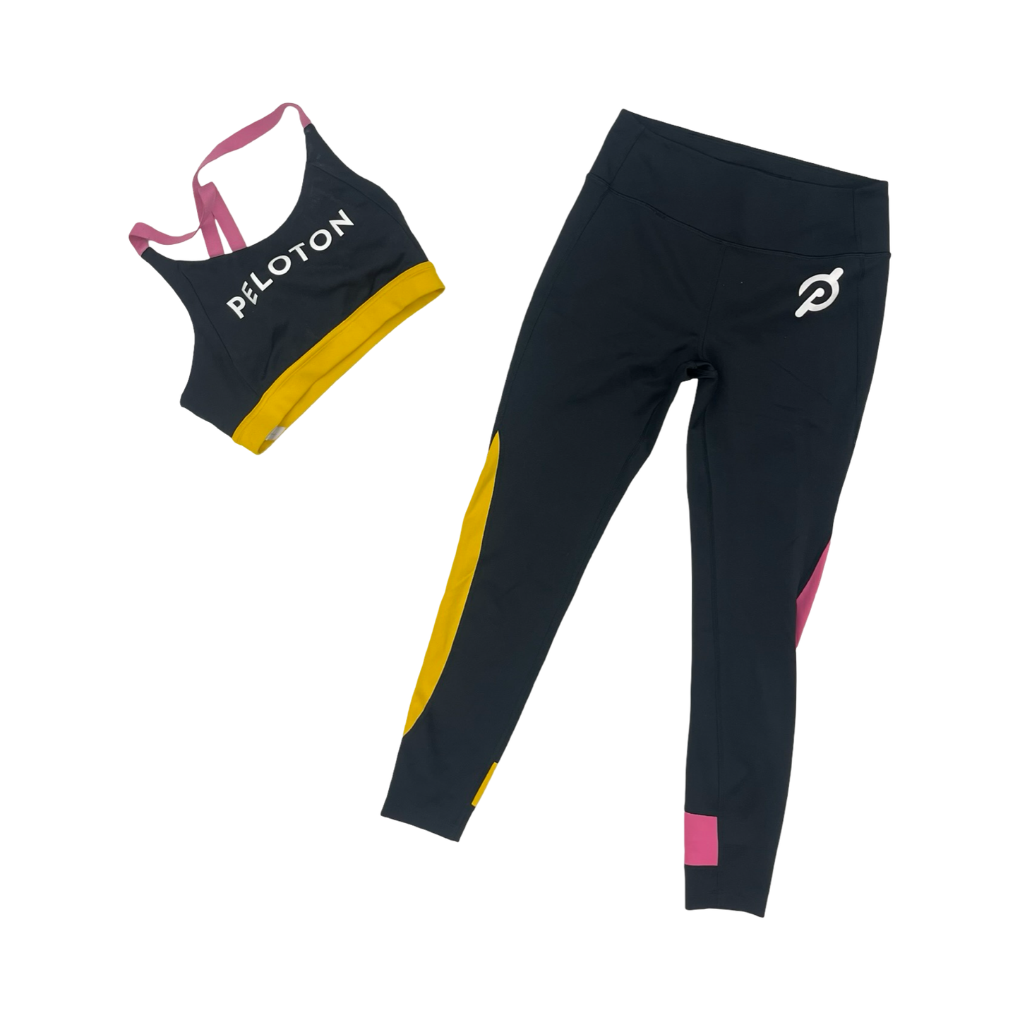 Athletic Pants 2Pc By Peloton In Black & Pink, Size:S