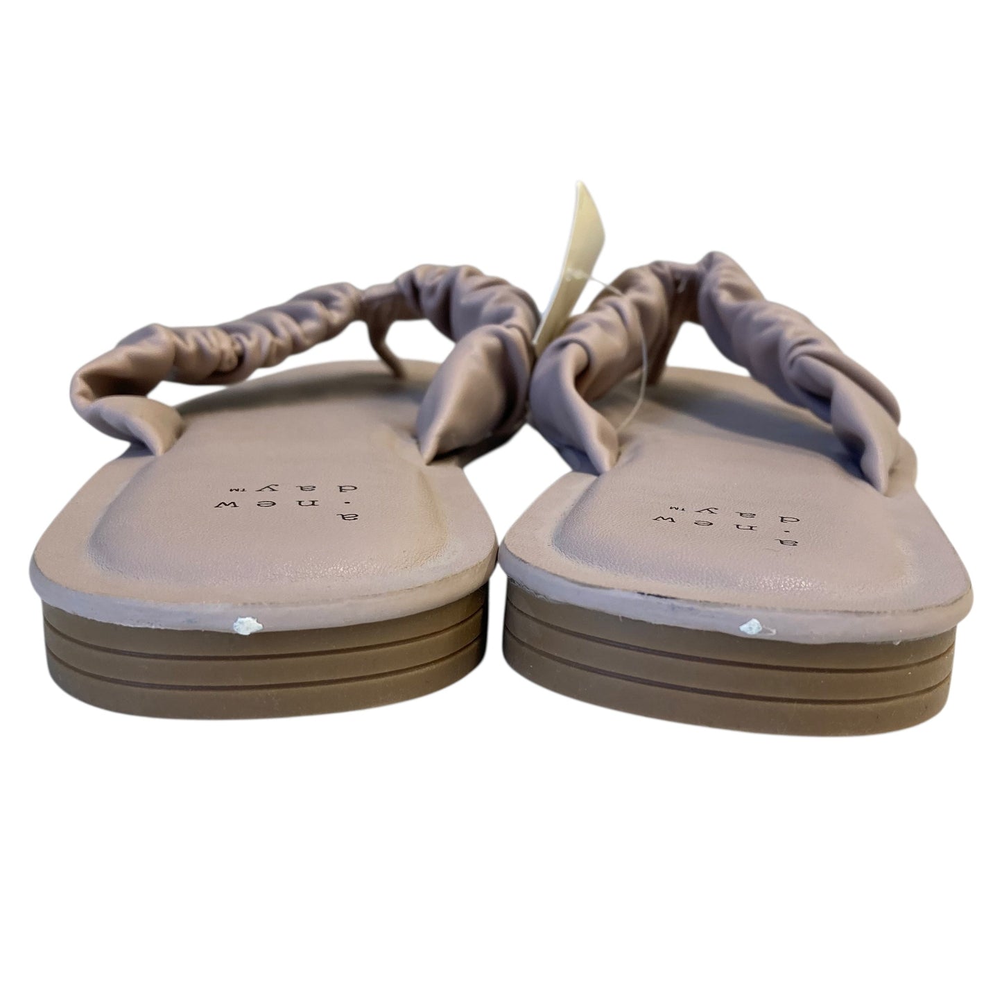 Sandals Flip Flops By A New Day In Pink & Tan, Size:7.5